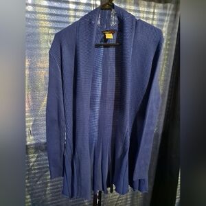 Blue cardigan